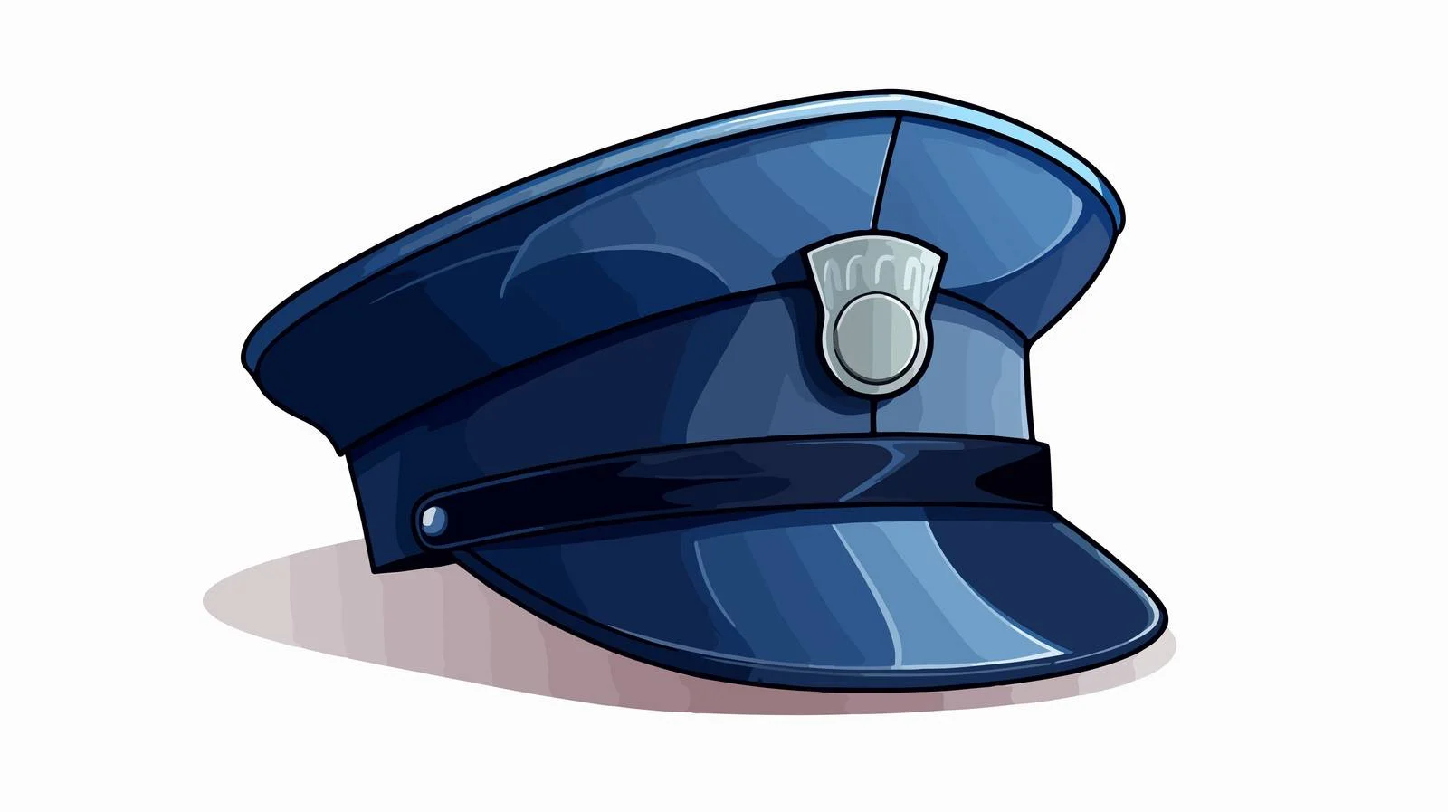 Police Hat Cartoon Design — free download from Dotvec