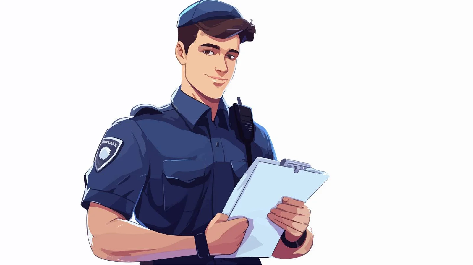 Police Officer Noting Down Details — free download from Dotvec