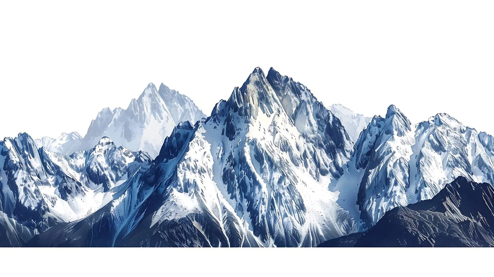 Tatry Mountains on White Background — free download from Dotvec