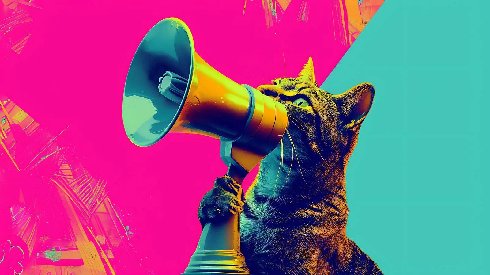 Vibrant Pop Art Collage Composition — free download from Dotvec