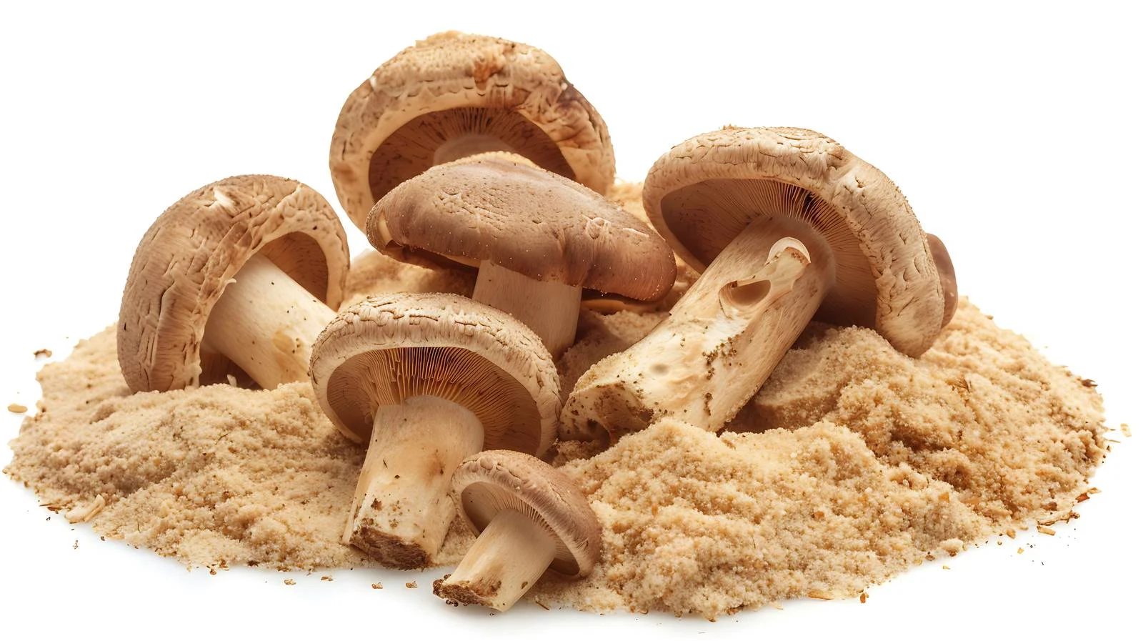 Freshly Harvested Porcini Mushrooms on Sandy Ground — free download from Dotvec