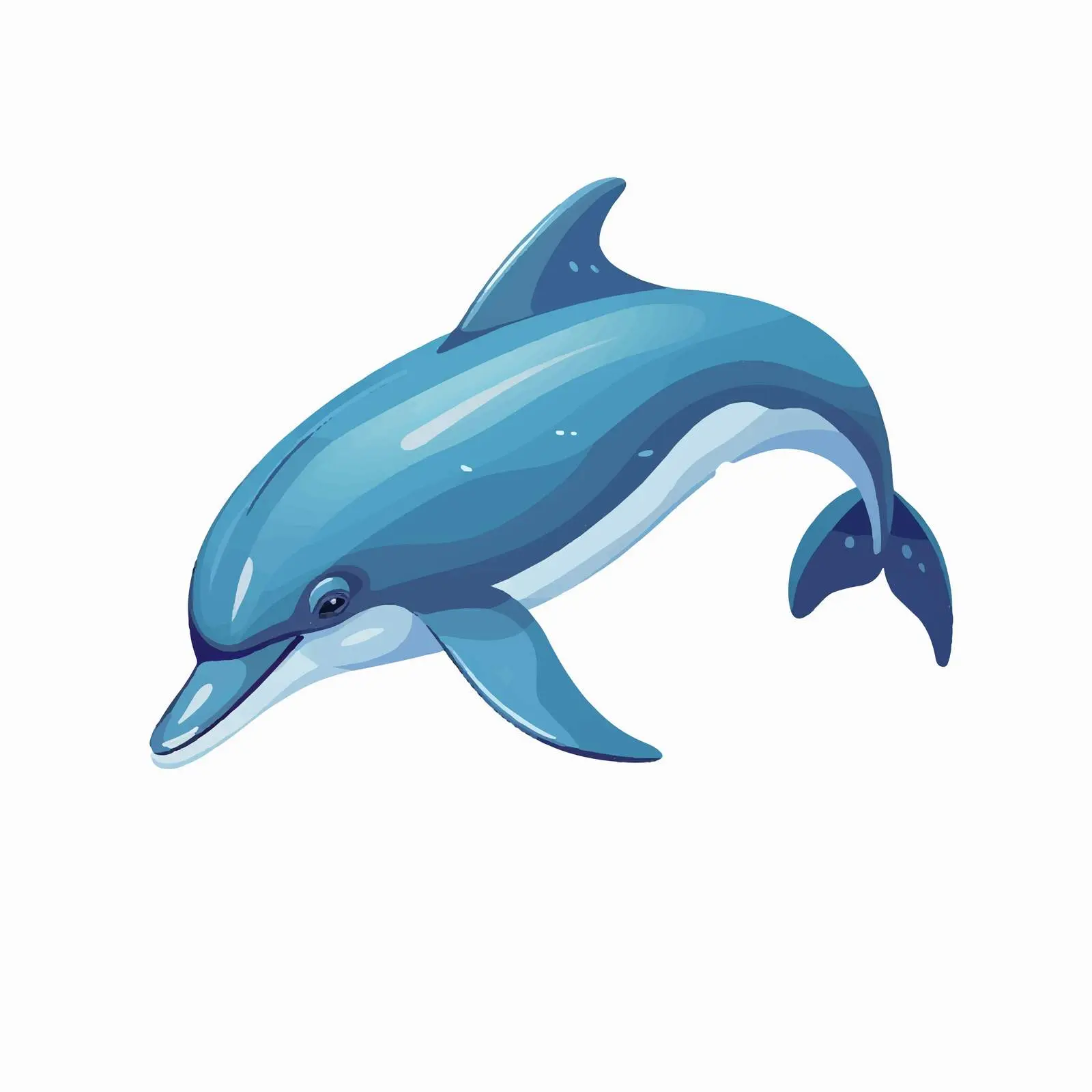 Porpoise Vector Illustration on White Background — free download from Dotvec