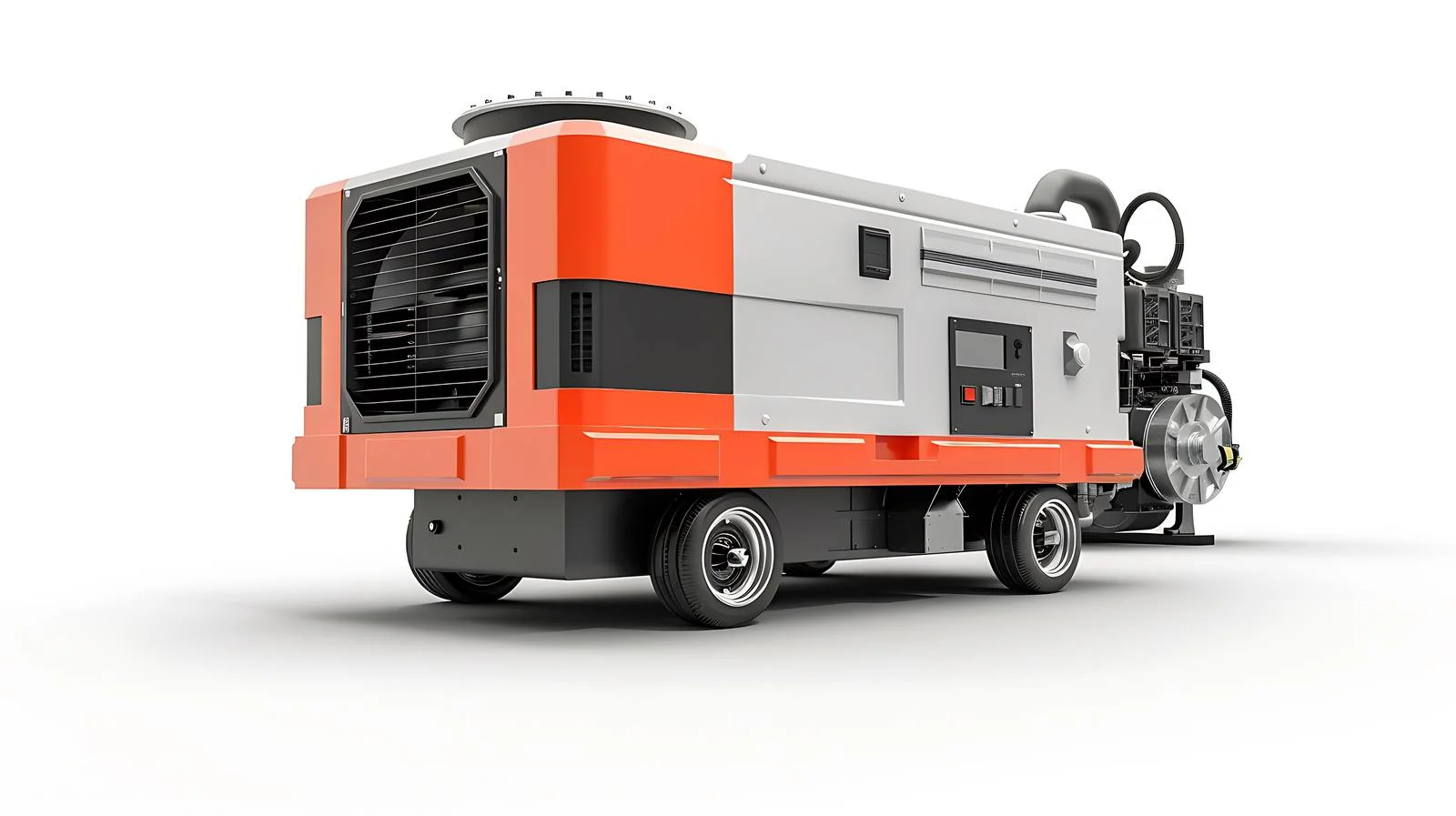 Portable Diesel Generator at Showroom Display — free download from Dotvec
