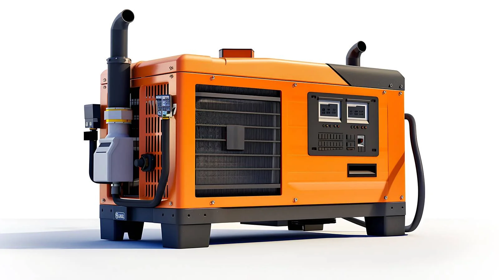 Portable Diesel Generator in Showroom — free download from Dotvec