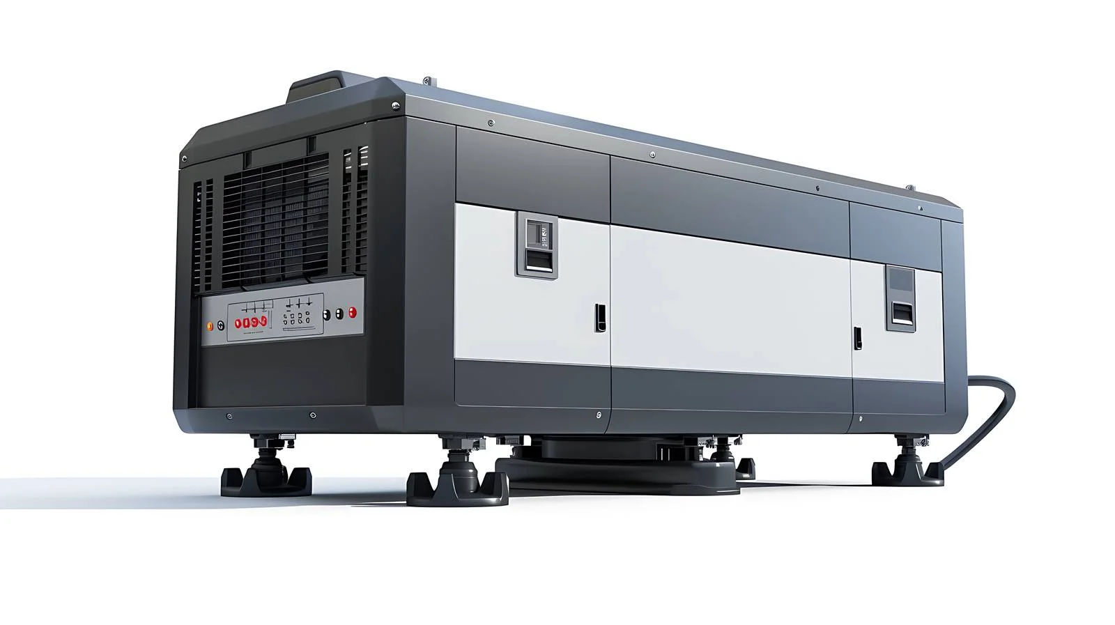Versatile Diesel Generator Displaying AC Unit — free download from Dotvec