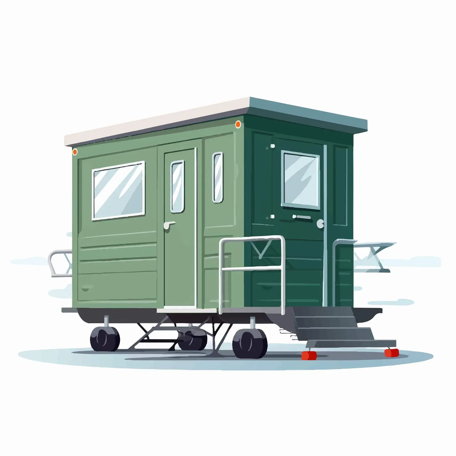 Portable Mobile Chemical Bio Toilet Vector — free download from Dotvec