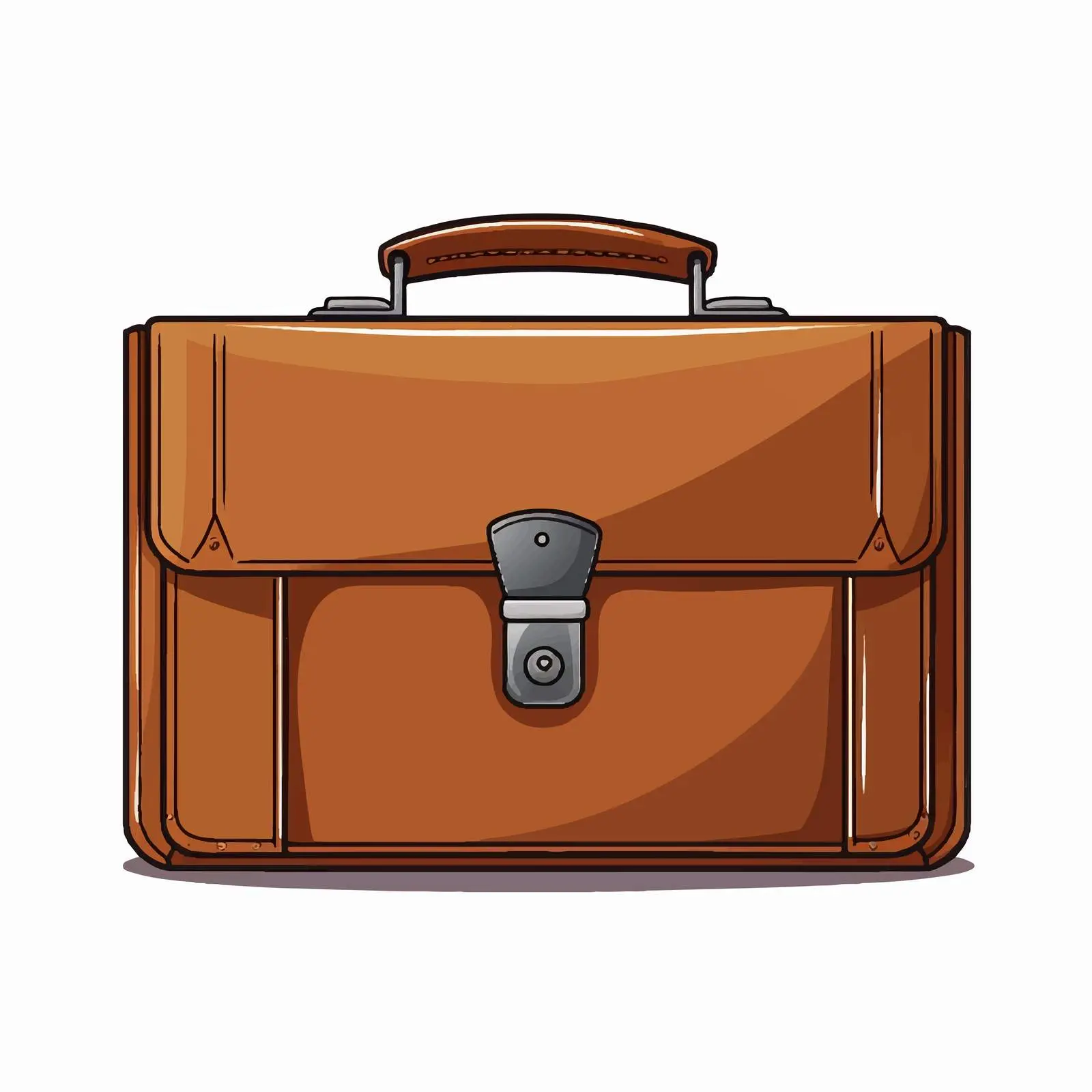 Isolated Cartoon Briefcase Handle Vector Icon — free download from Dotvec
