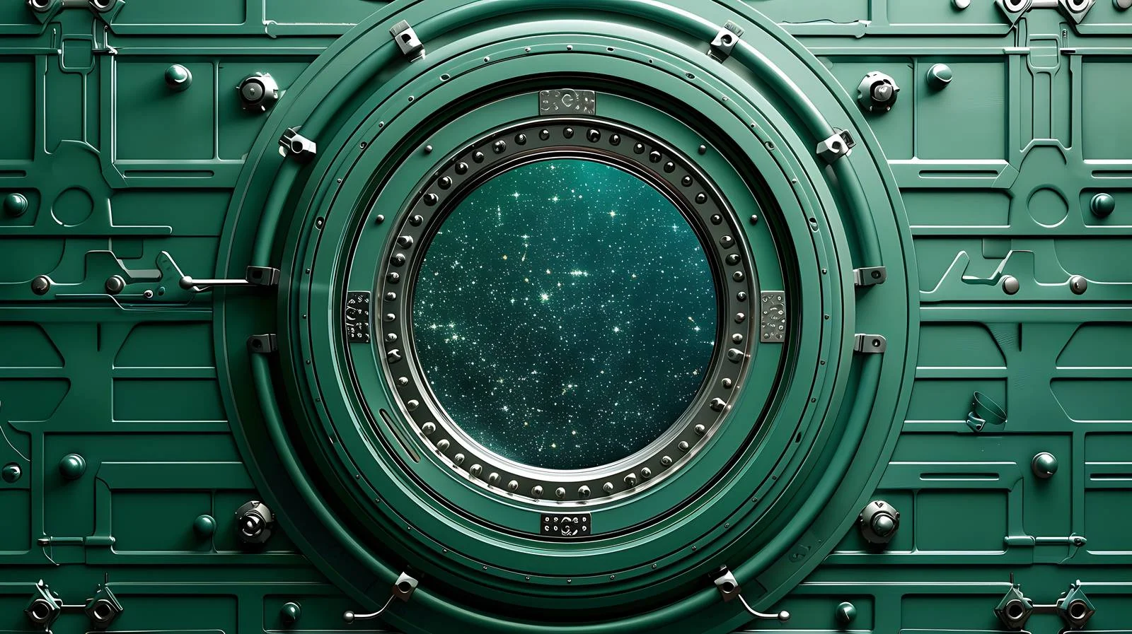 Space Station Porthole — free download from Dotvec