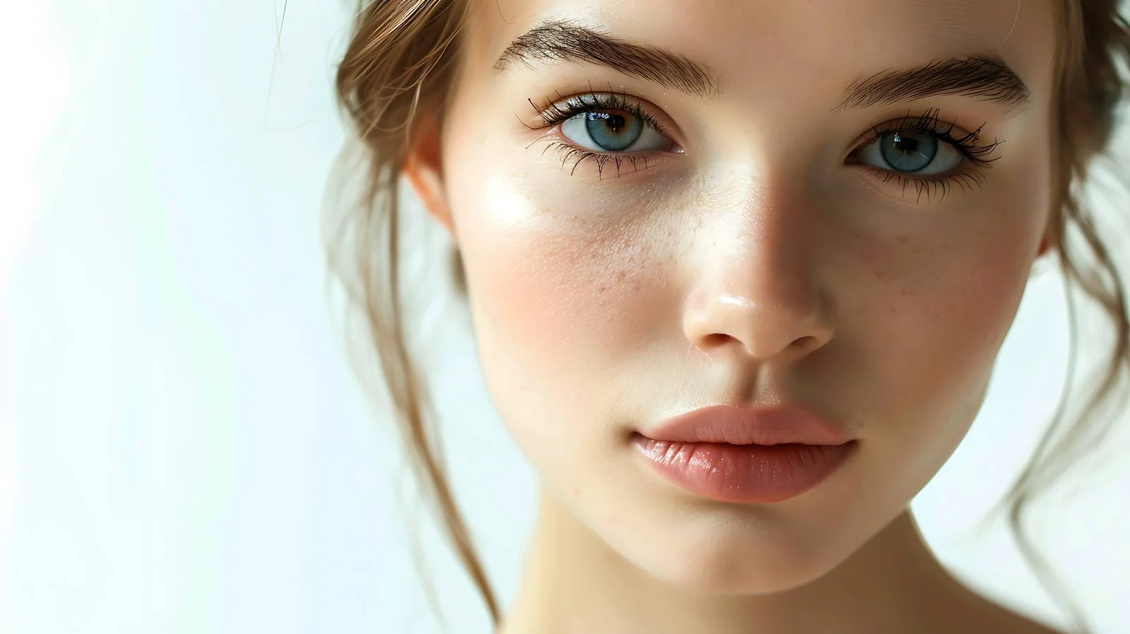 Captivating Caucasian Woman with Striking Eyes — free download from Dotvec