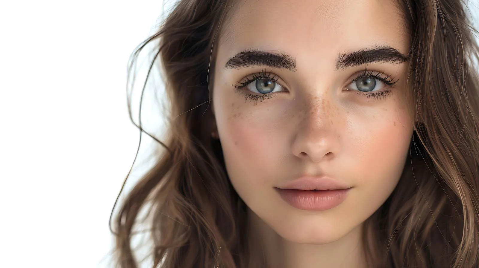 Captivating Caucasian Woman with Stunning Eyes — free download from Dotvec