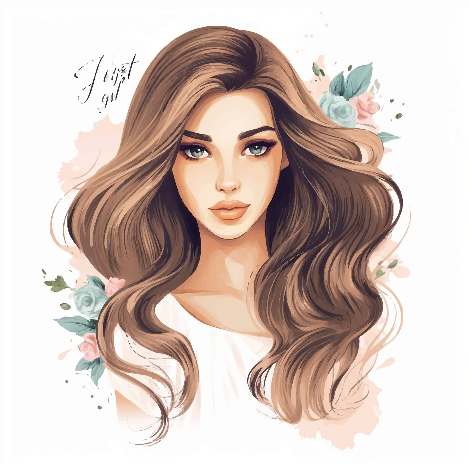 Girl with Long Hair at Hair Salon — free download from Dotvec