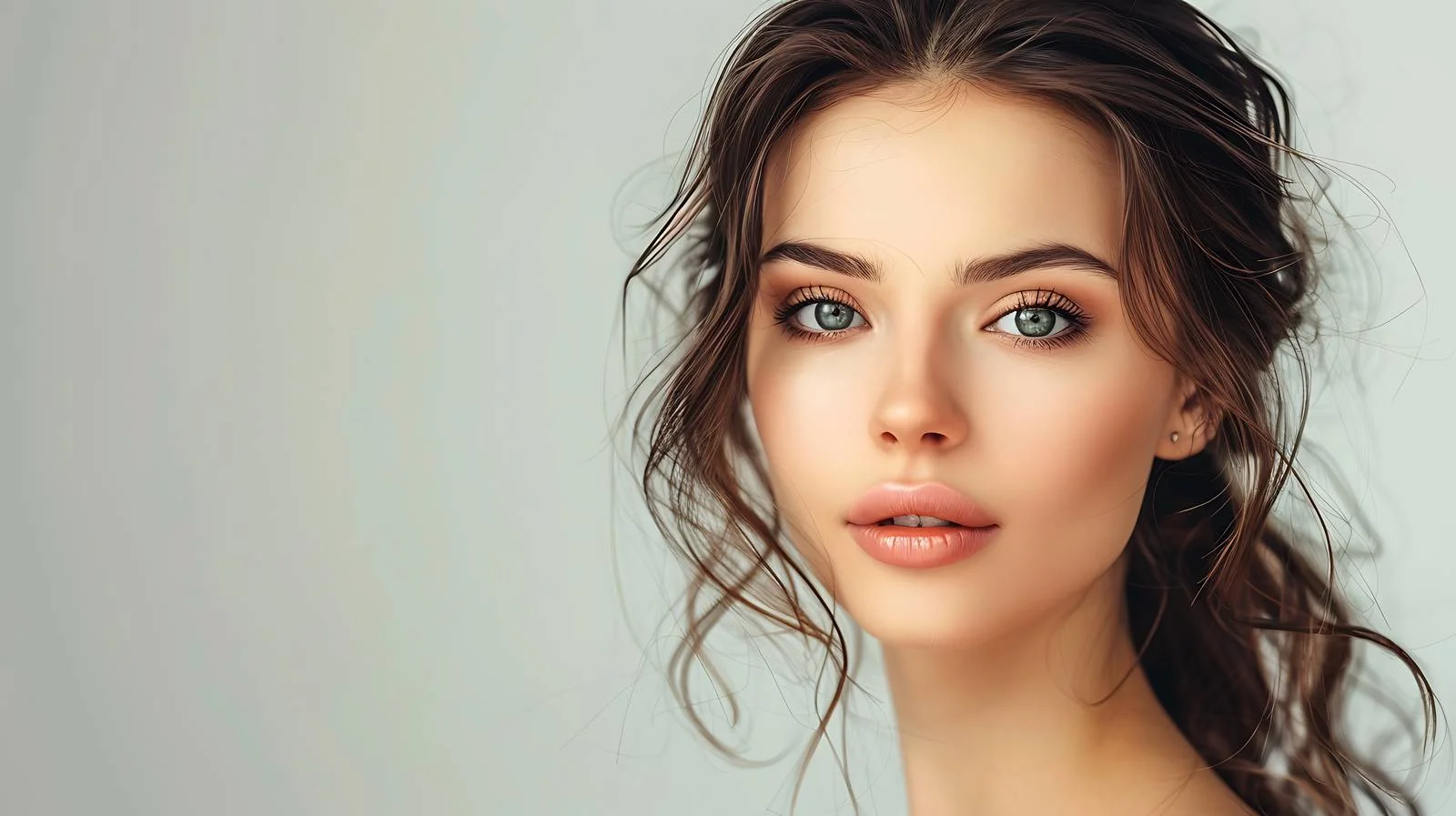 Elegant Young Woman Portrait — free download from Dotvec