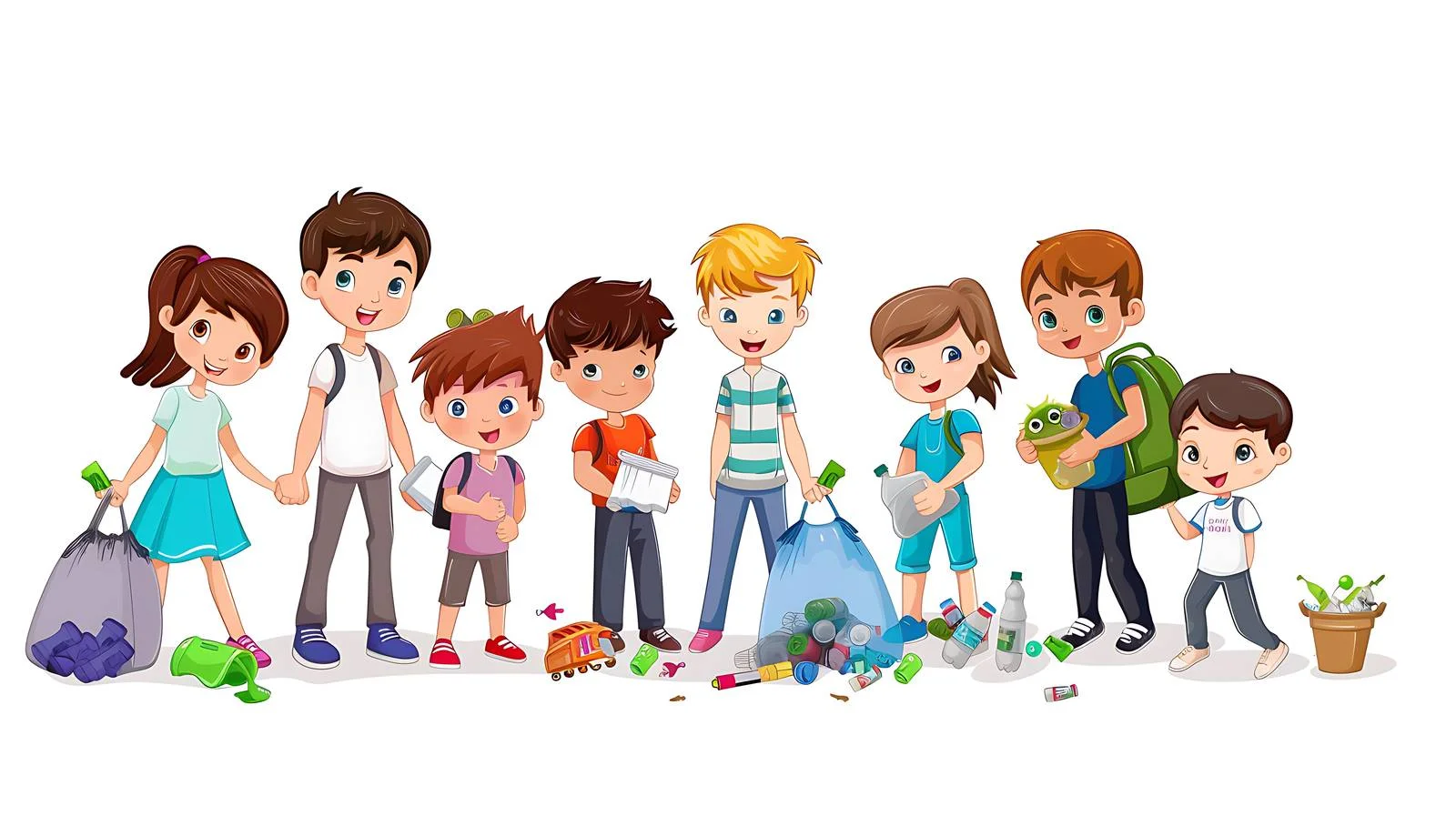 Boy with Group Gathering for Game — free download from Dotvec