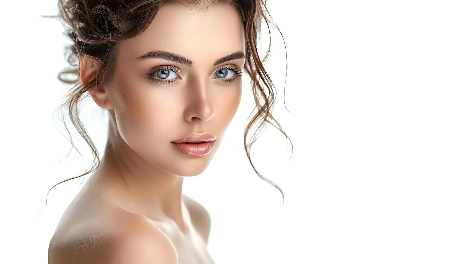 Elegantly Posed Portrait of Young Woman — free download from Dotvec