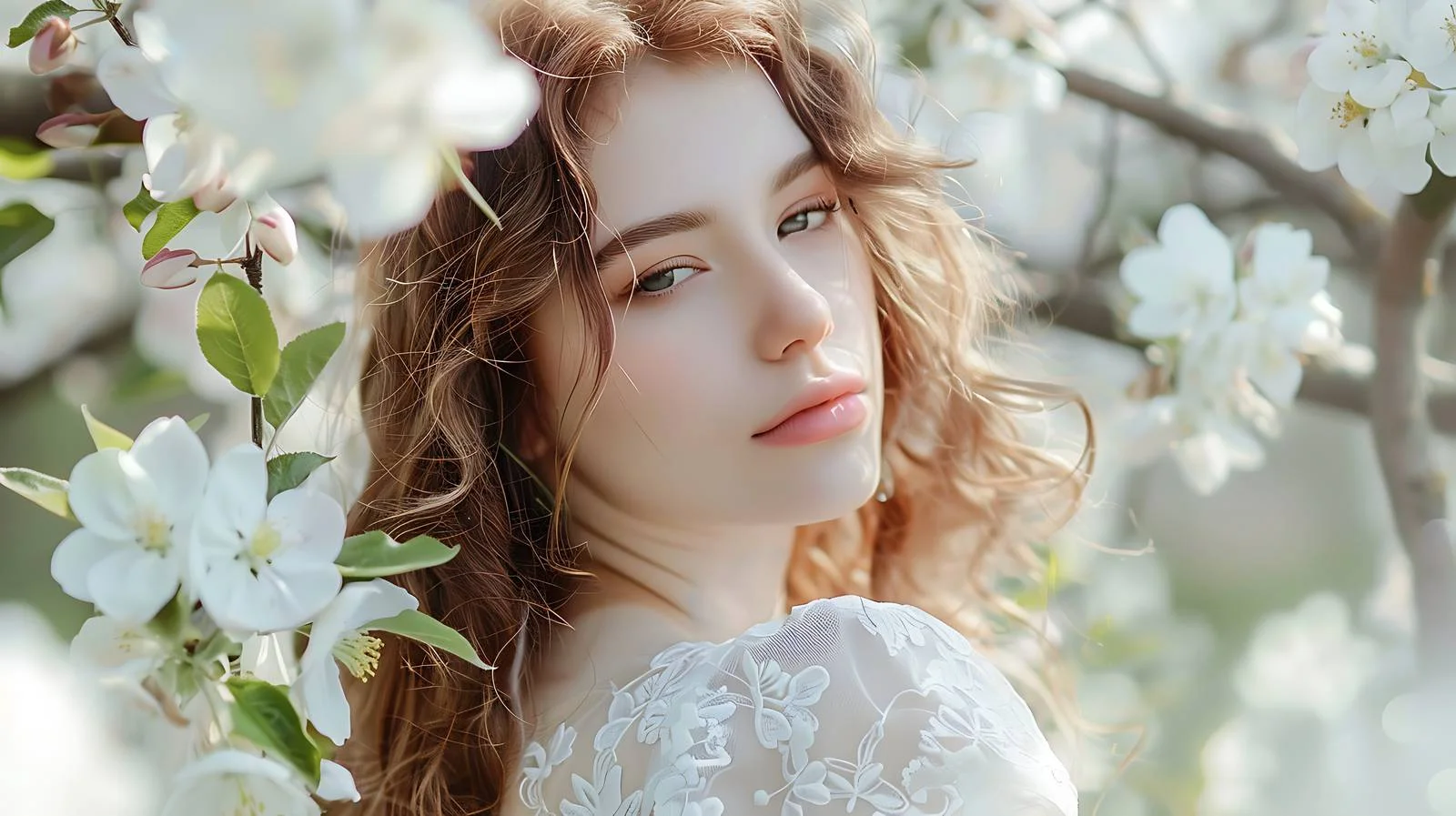 Elegant Young Woman with Graceful Demeanor — free download from Dotvec