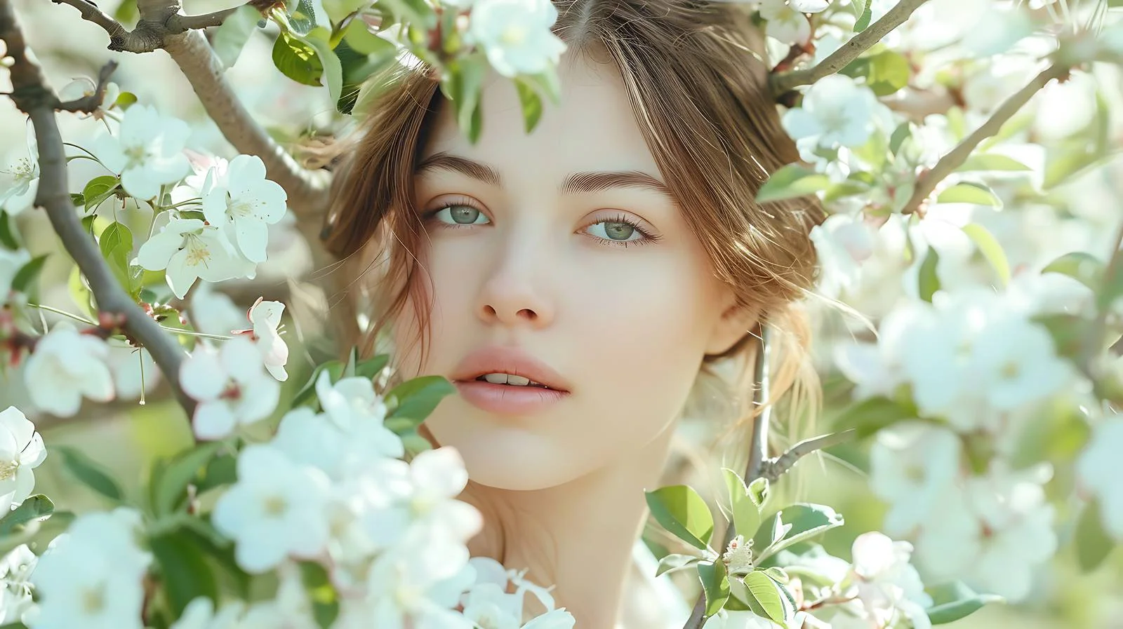 Elegant Young Woman's Beautiful Portrait — free download from Dotvec