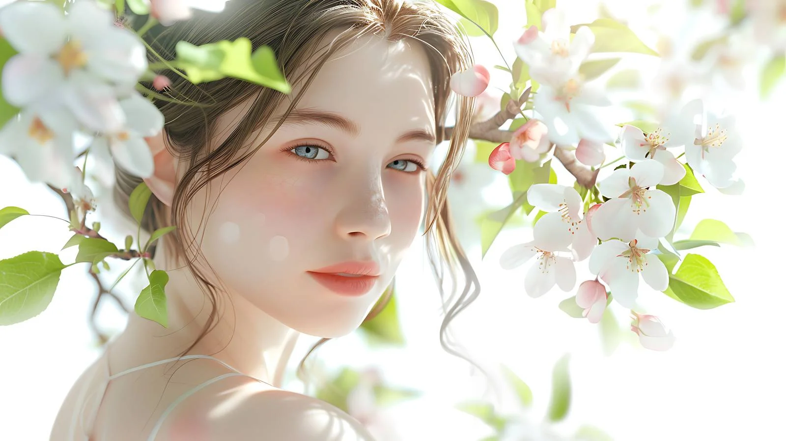 Elegant Young Woman with Graceful Demeanor — free download from Dotvec