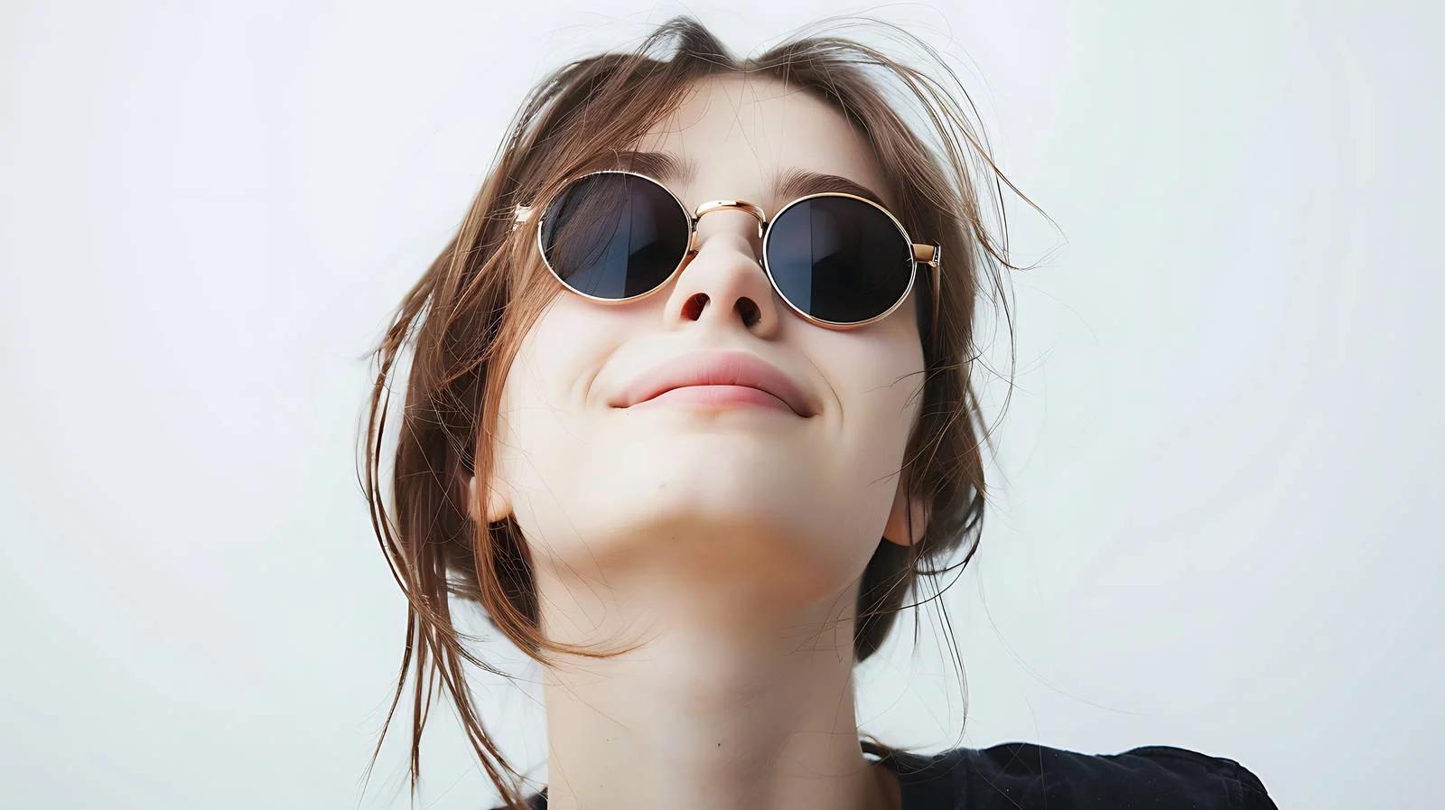 Elegant young woman exudes happiness — free download from Dotvec