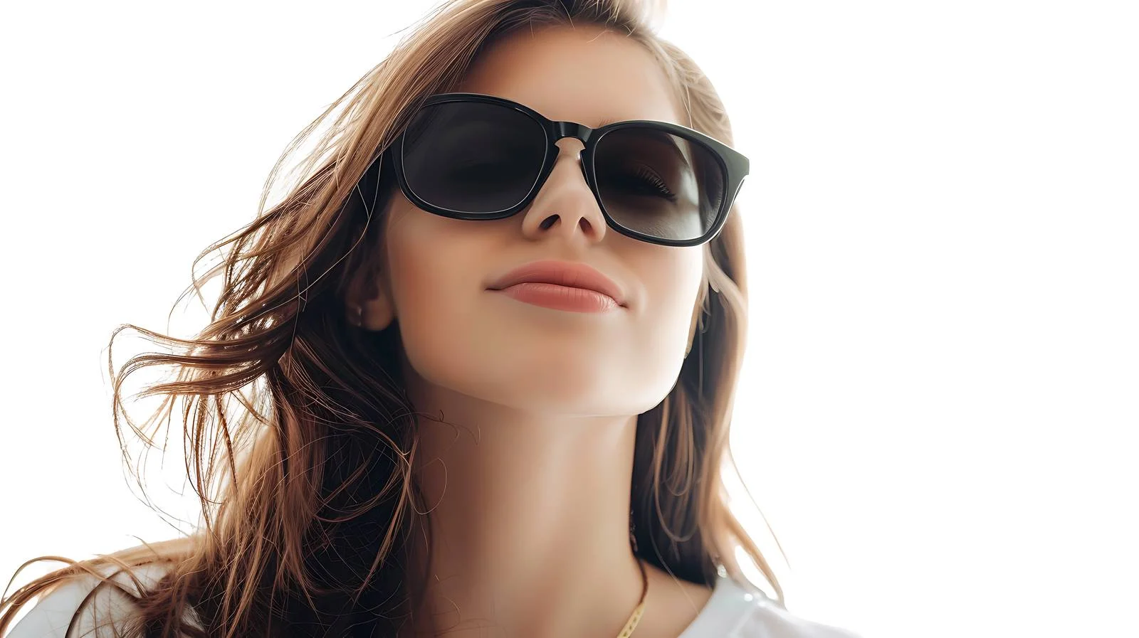 Joyful young lady in fashionable outfit — free download from Dotvec