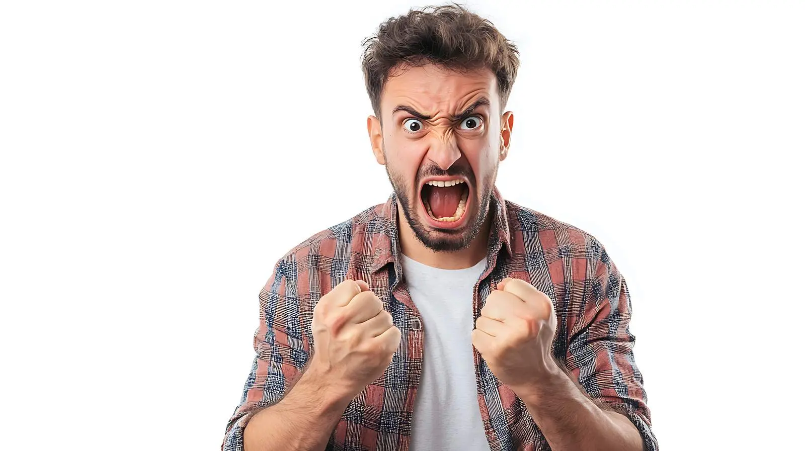 Man Shocked During Fist Fight Photography – free intensity image from Dotvec