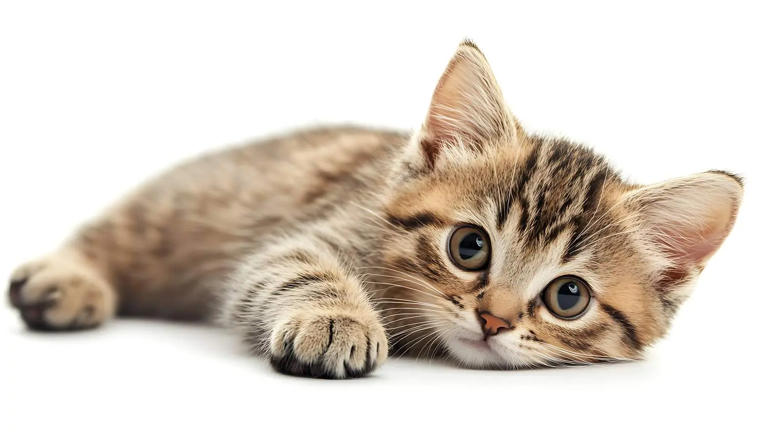 Playful Scottish Straight Kitten Isolated Image — free download from Dotvec