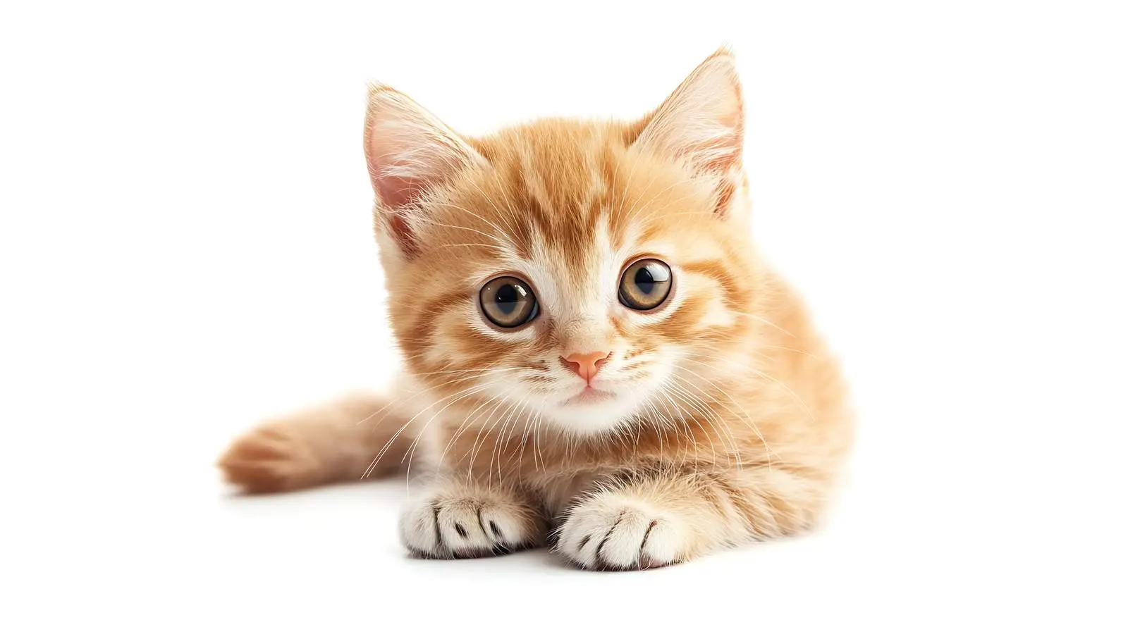 Playful Scottish Straight Kitten Isolated Portrait — free download from Dotvec