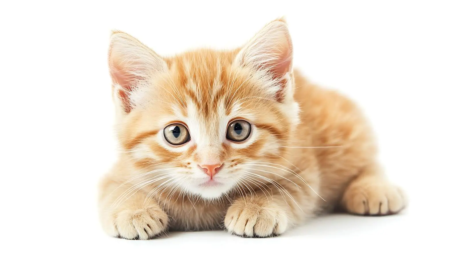 Playful Scottish Straight Kitten Isolated Portrait — free download from Dotvec