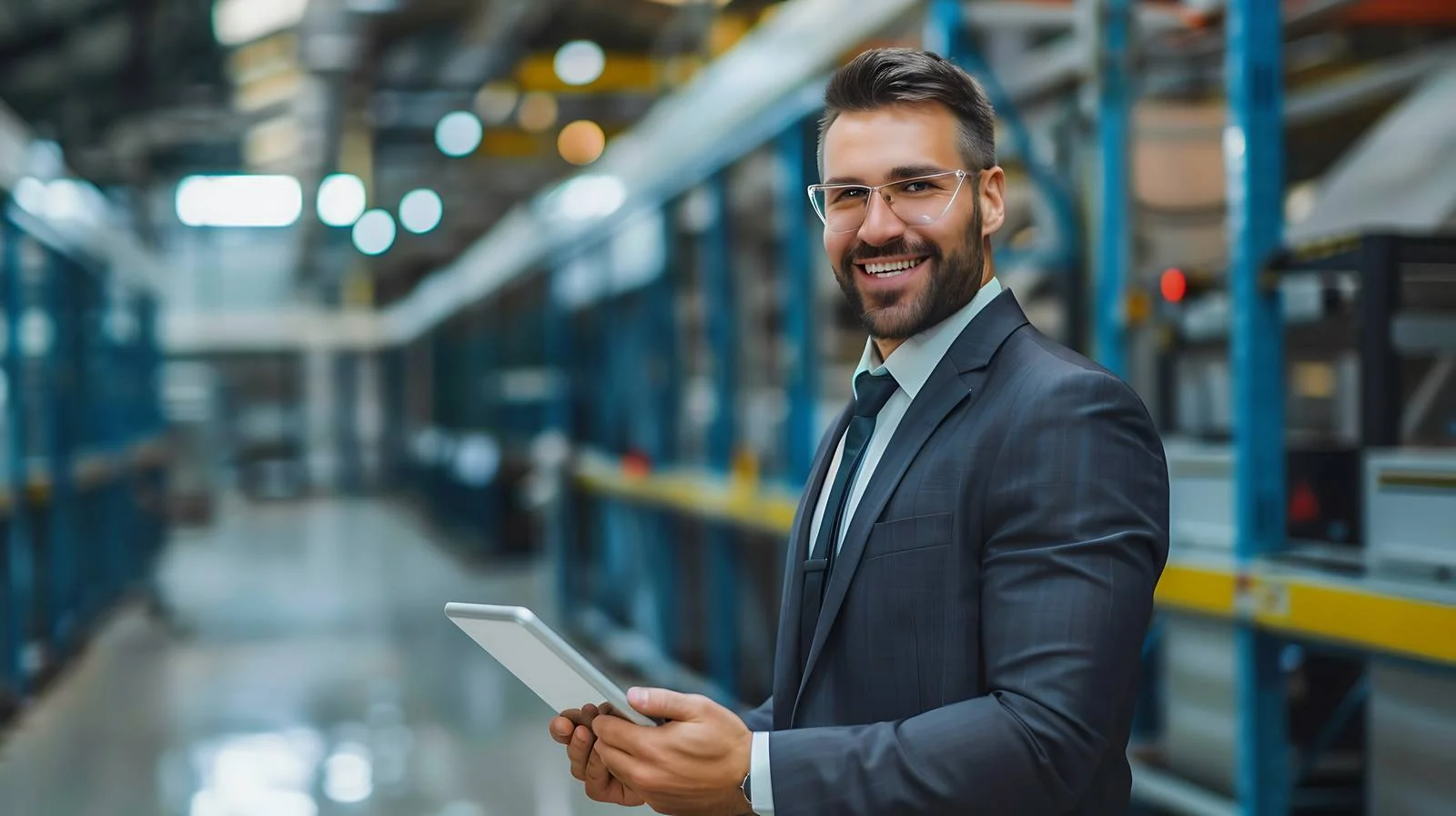 Professional Businessman with Tablet — free download from Dotvec