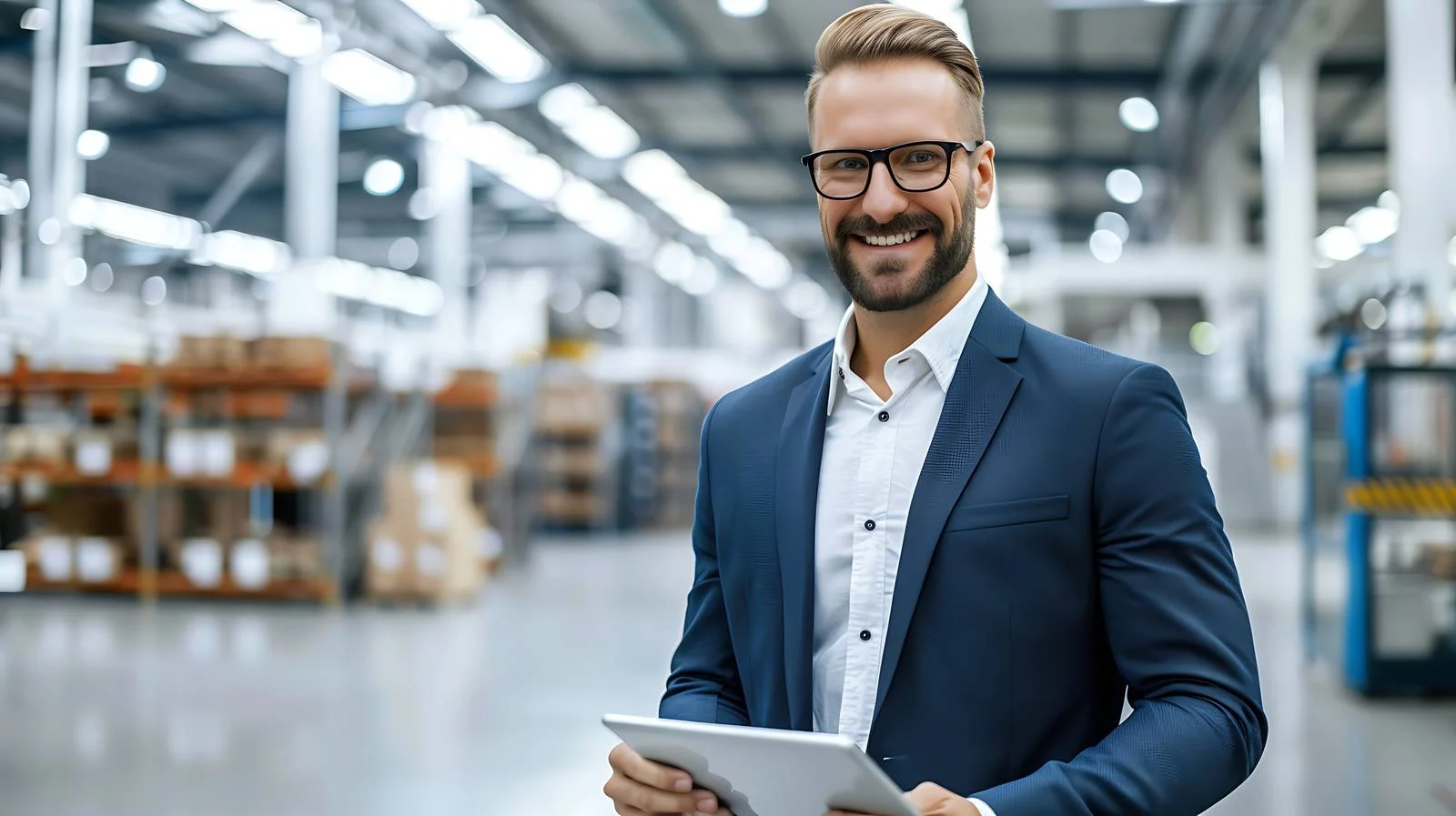 Professional Businessman with Tablet — free download from Dotvec