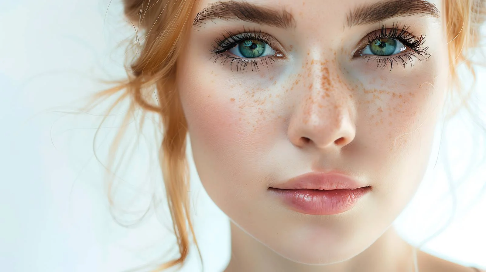 Captivating Woman with Striking Eye Color — free download from Dotvec