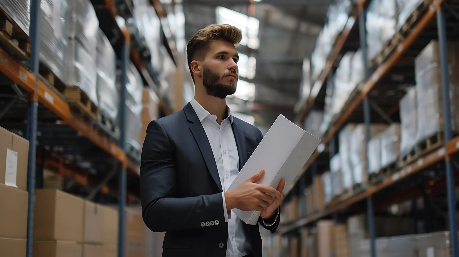 Young Manager Shop Floor Portrait — free download from Dotvec