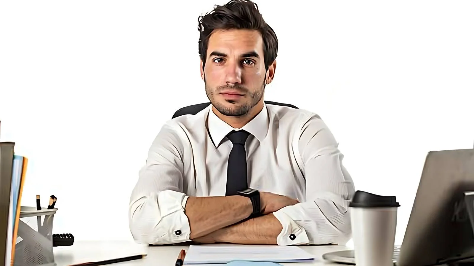 Professional Businessman Office Portrait — free download from Dotvec