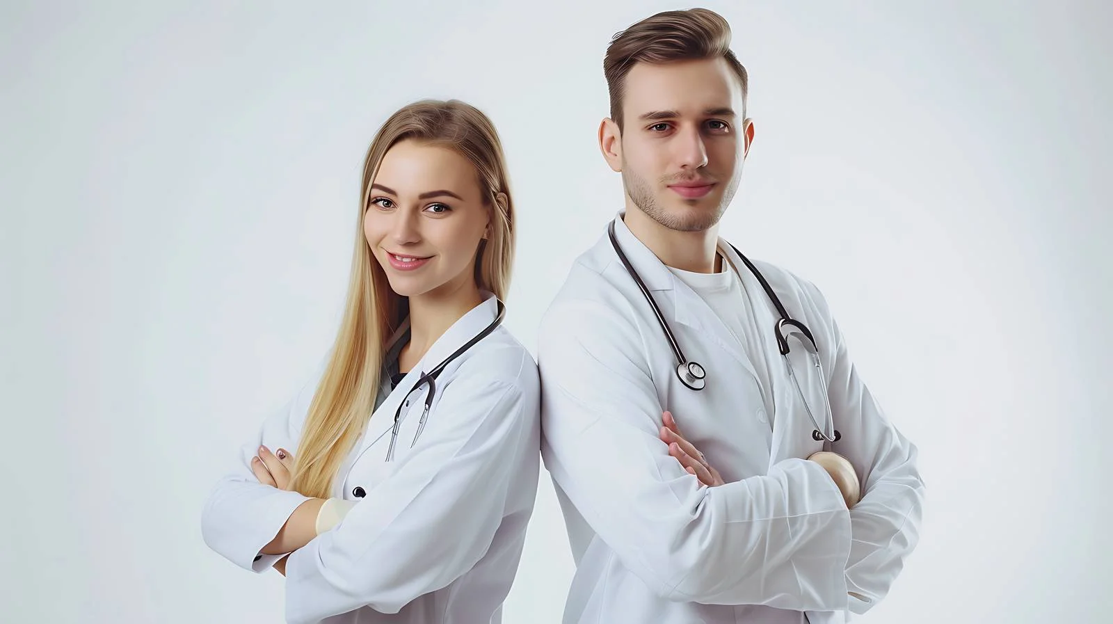 Medical Team in Confident Pose — free download from Dotvec