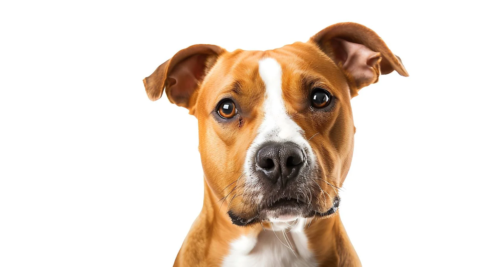 Adorable Staffordshire Terrier Portrait — free download from Dotvec