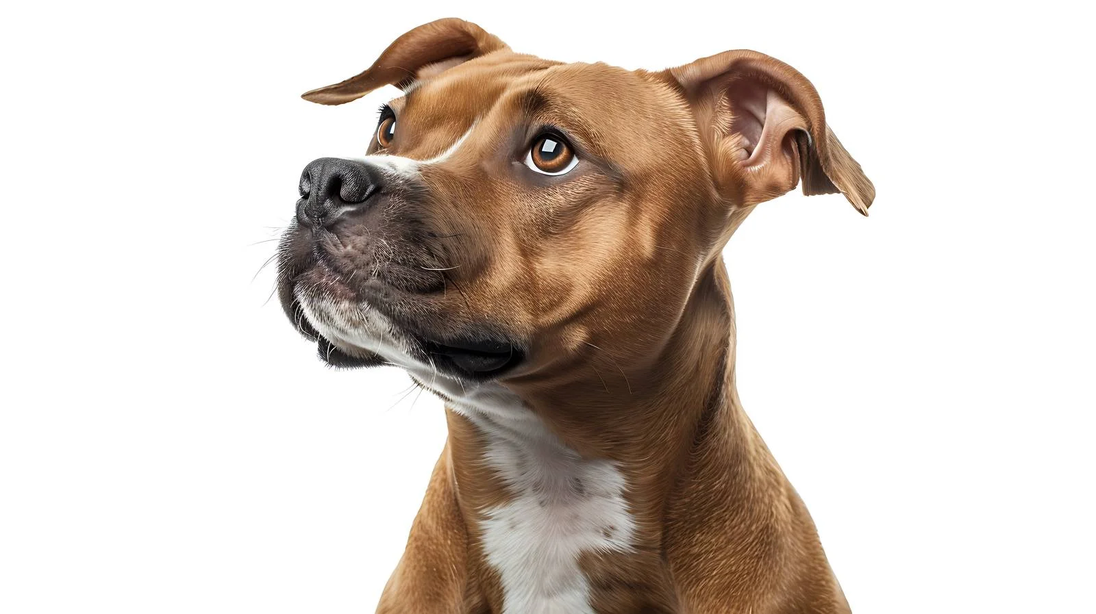 Adorable Staffordshire Terrier Portrait — free download from Dotvec