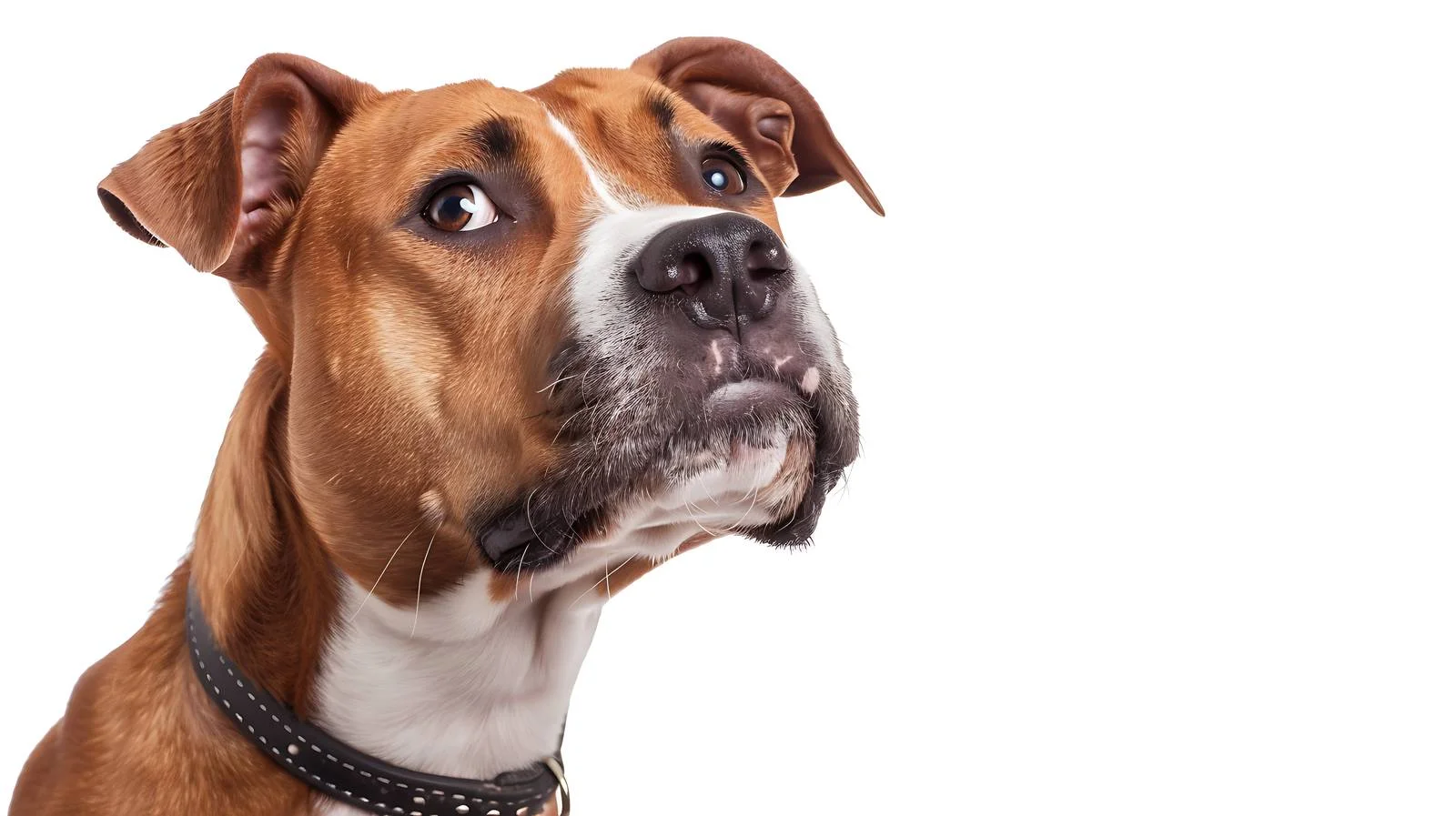 Adorable American Staffordshire Terrier Portrait — free download from Dotvec