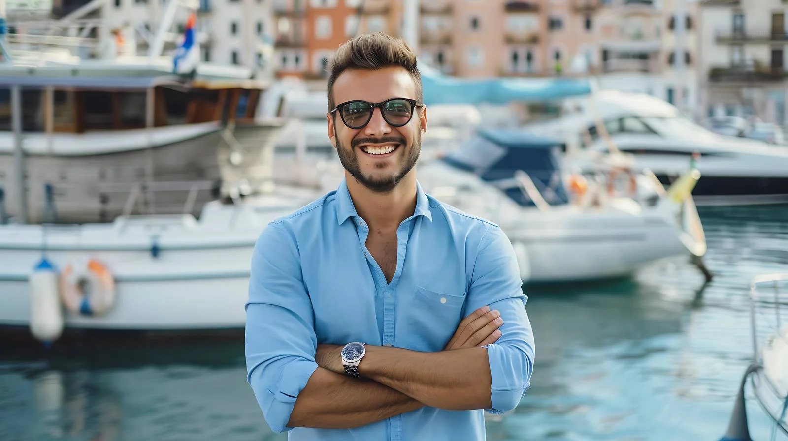 Fashionable Handsome Man Portrait — free download from Dotvec