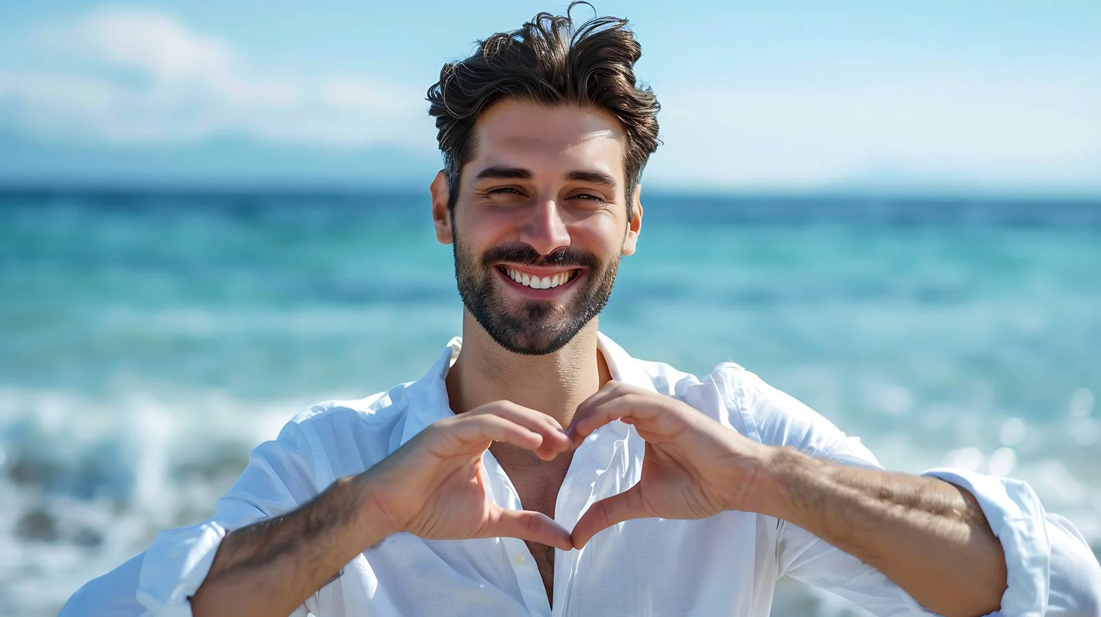 Happy Handsome Man Portrait — free download from Dotvec