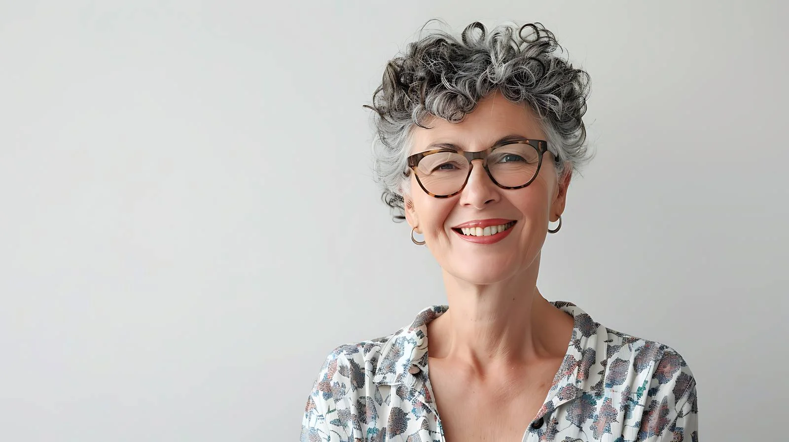 Joyful Mature Woman Portrait — free download from Dotvec