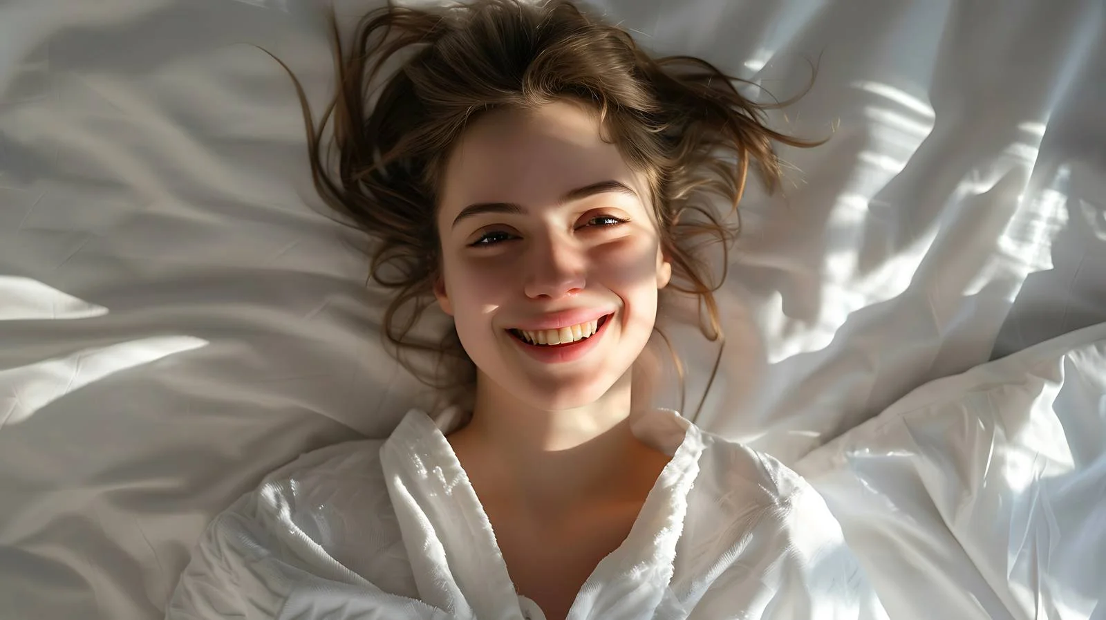 Joyful Woman in Relaxing Attire — free download from Dotvec