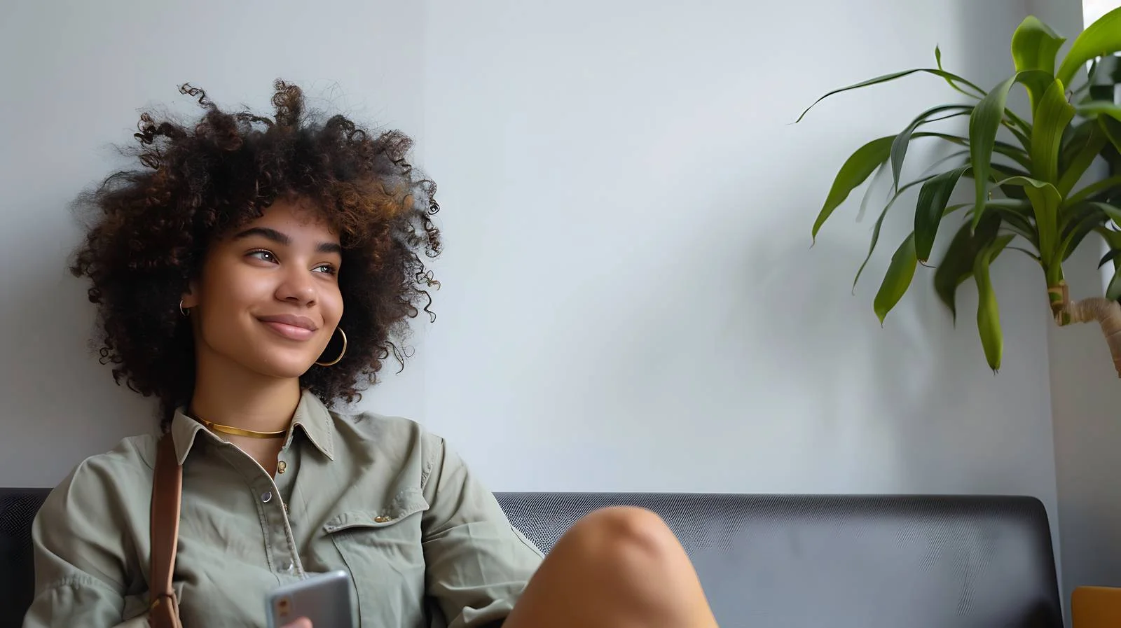 Young Woman Waiting Patiently — free download from Dotvec