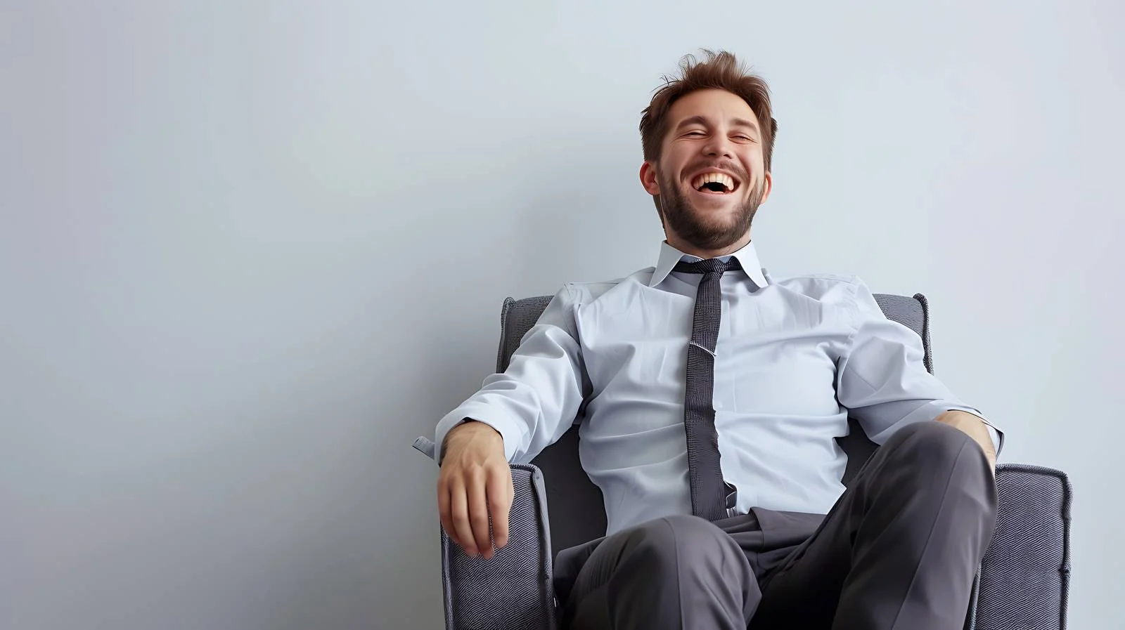 Professional Businessman Relaxing in Armchair — free download from Dotvec