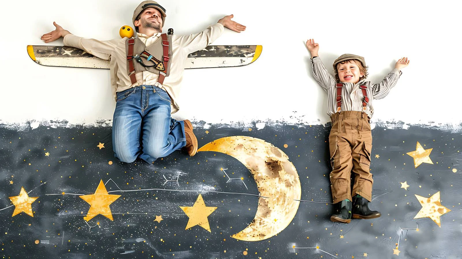 Mature Man in Pilot Hat Portrait — free download from Dotvec