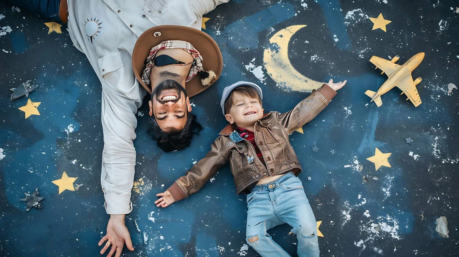 Mature Pilot in Hat Portrait — free download from Dotvec