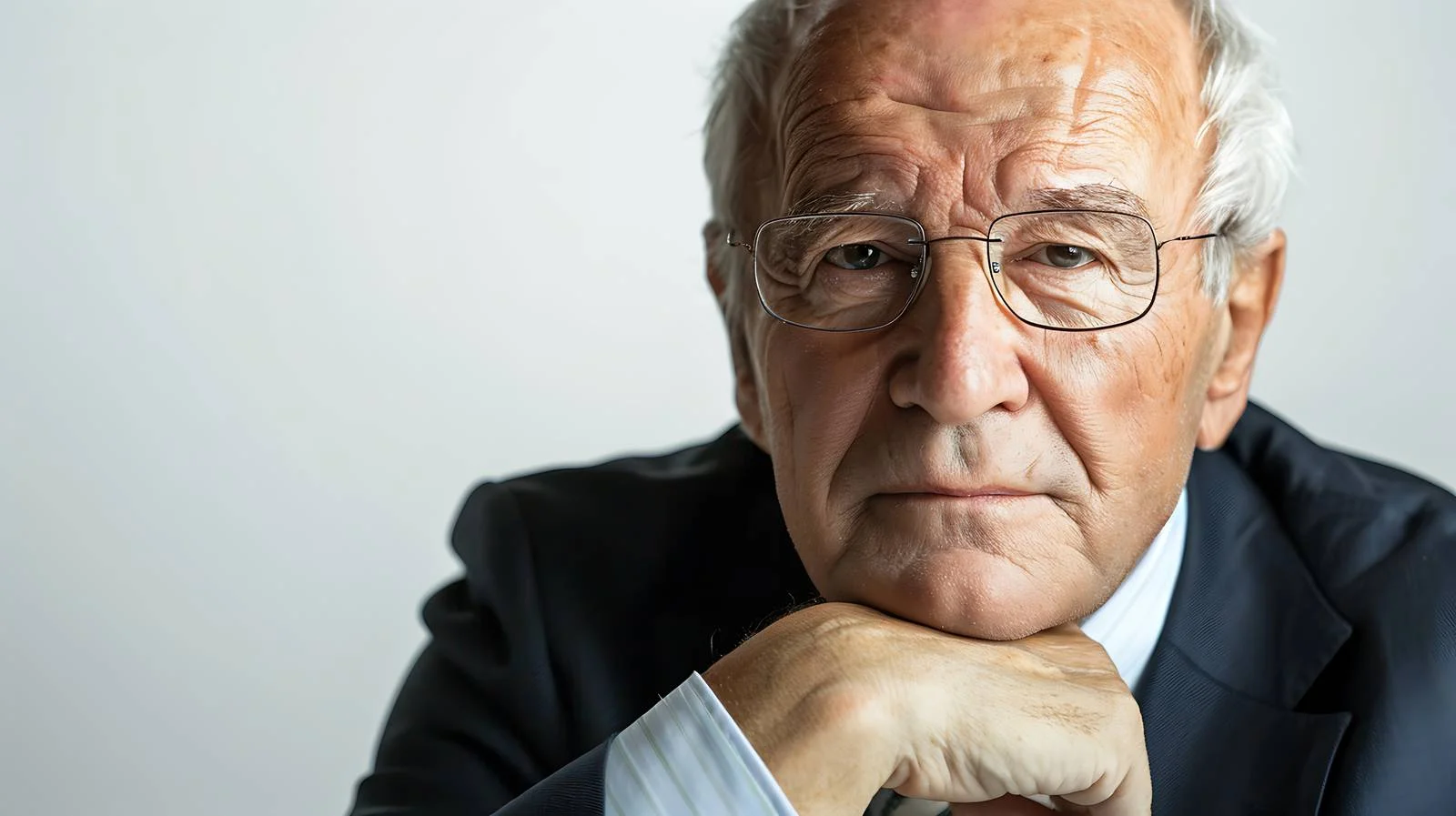 Senior Businessman Listening Meeting Image — free download from Dotvec