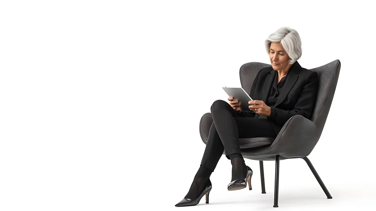Senior Businesswoman Lounge Portrait — free download from Dotvec