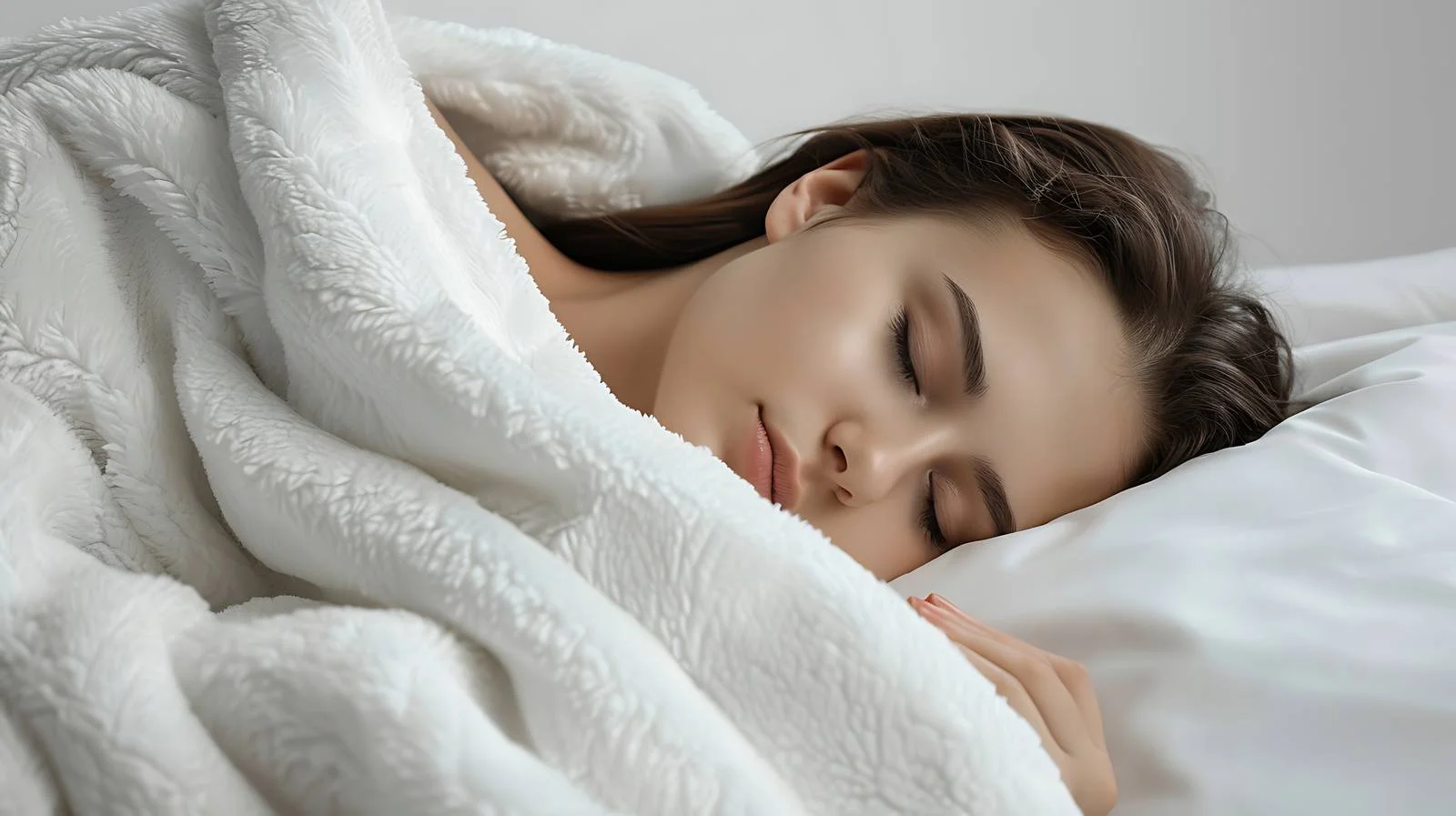 Serene Sleeping Girl under Blanket — free download from Dotvec