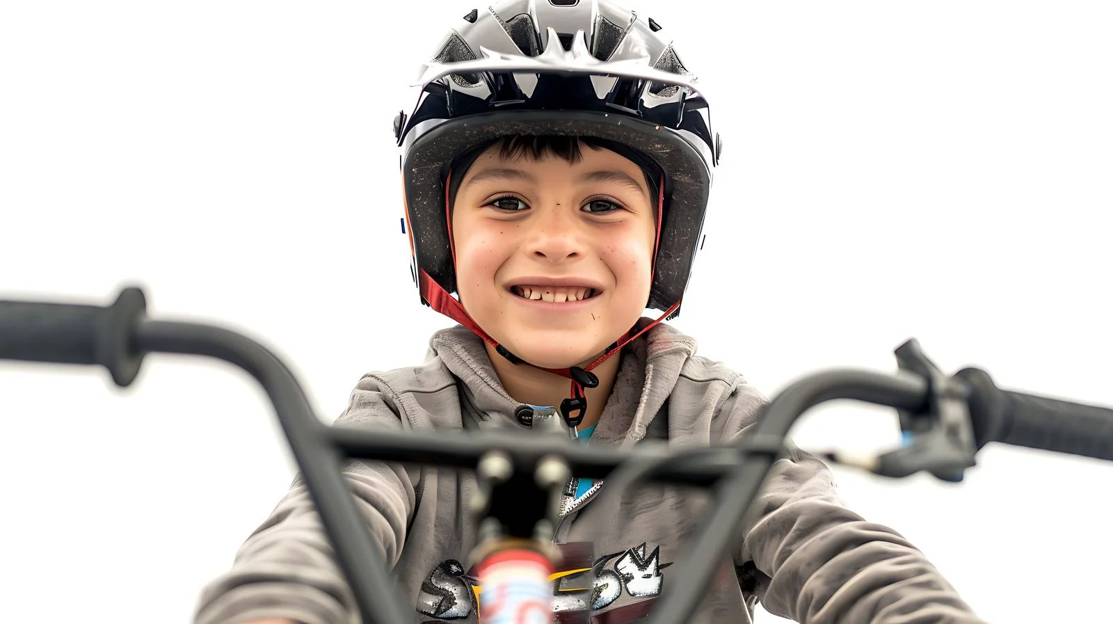 Joyful Boy with BMX Bike Portrait — free download from Dotvec