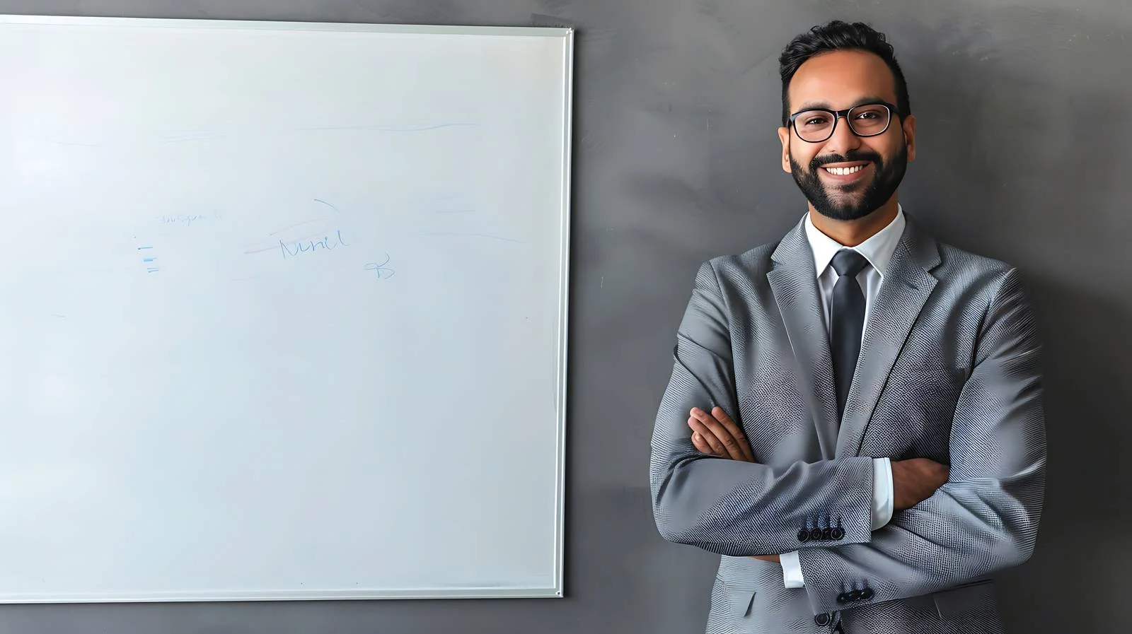 Professional Businessman Whiteboard Presentation — free download from Dotvec