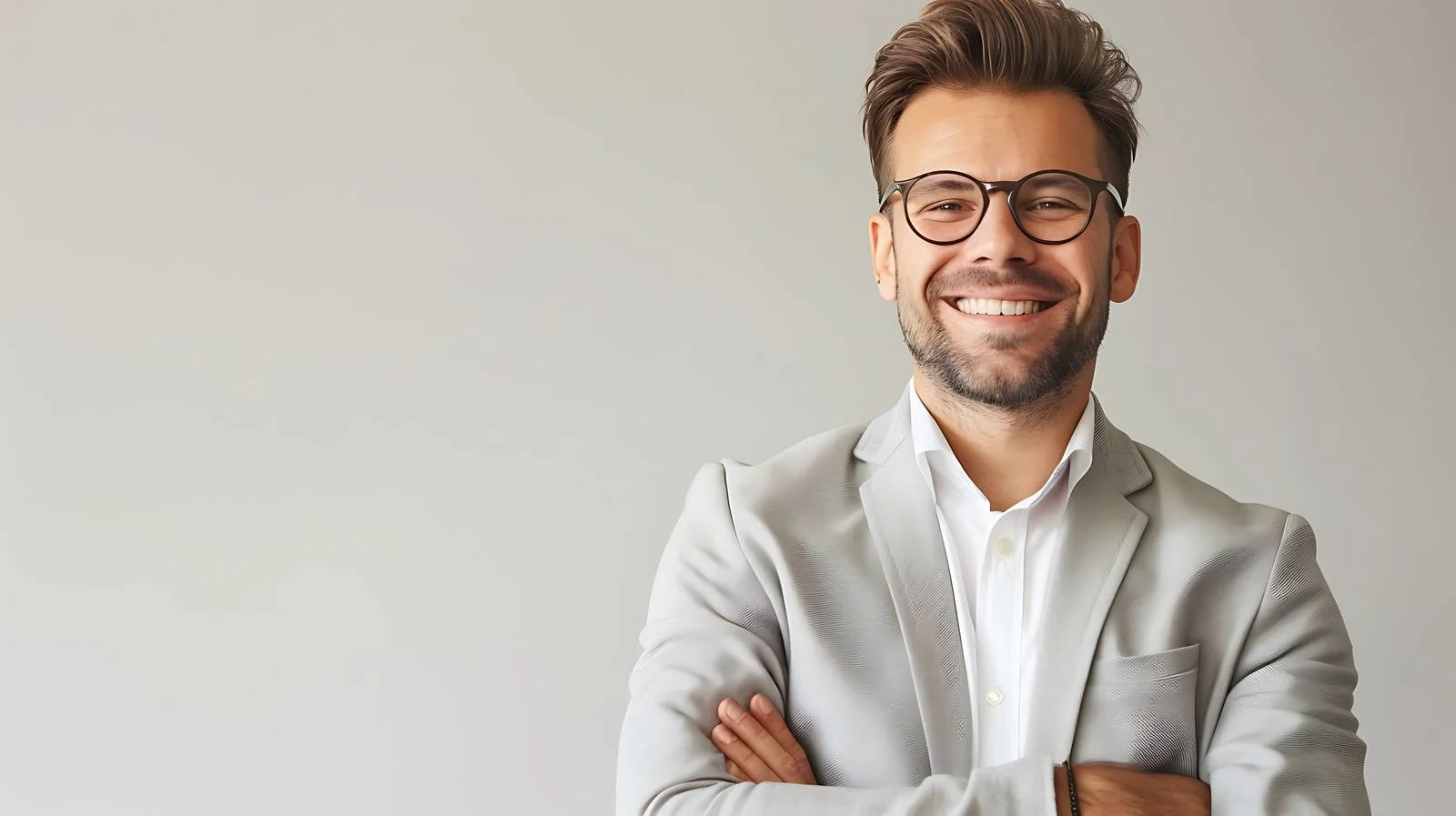 Professional Businessman Portrait in Office — free download from Dotvec